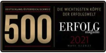 ERFOLG Magazin 2021 — 500 wichtigste Köpfe der Erfolgswelt (DACH)